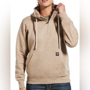 Ariat REBAR Half-Zip Jacket Tan